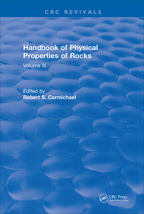Cover image for book Handbook of Physical Properties of Rocks (1984)
