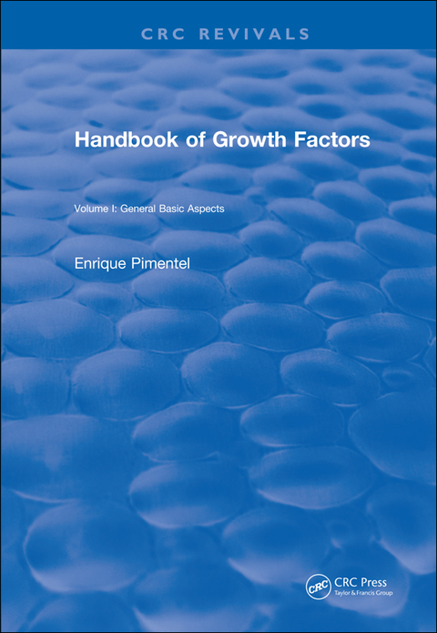 Cover image for book Handbook of Growth Factors (1994)