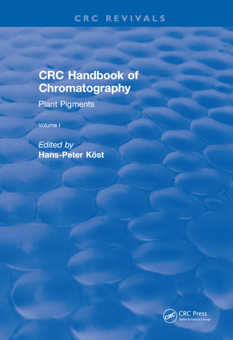 Cover image for book CRC Handbook of Chromatography