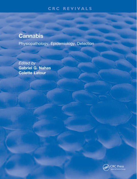 Cover image for book Cannabis Physiopathology Epidemiology Detection