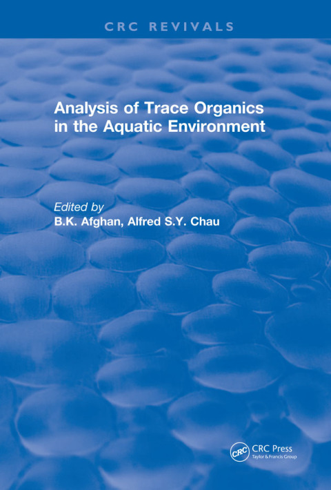 Cover image for book Analysis of Trace Organics in the Aquatic Environment