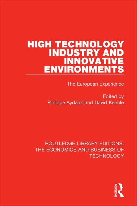 Cover image for book High Technology Industry and Innovative Environments