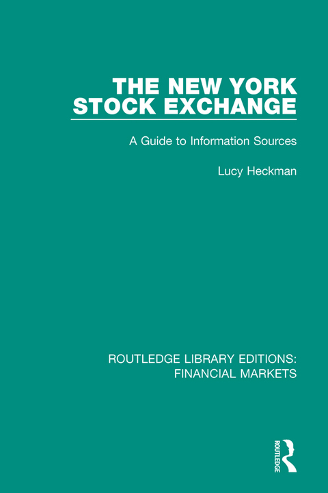 Cover image for book The New York Stock Exchange
