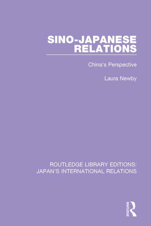 Cover image for book Sino-Japanese Relations