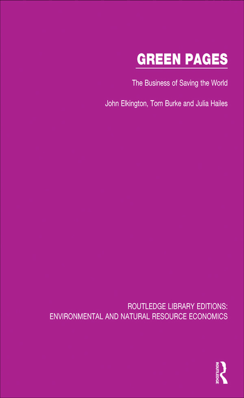 Cover image for book Green Pages