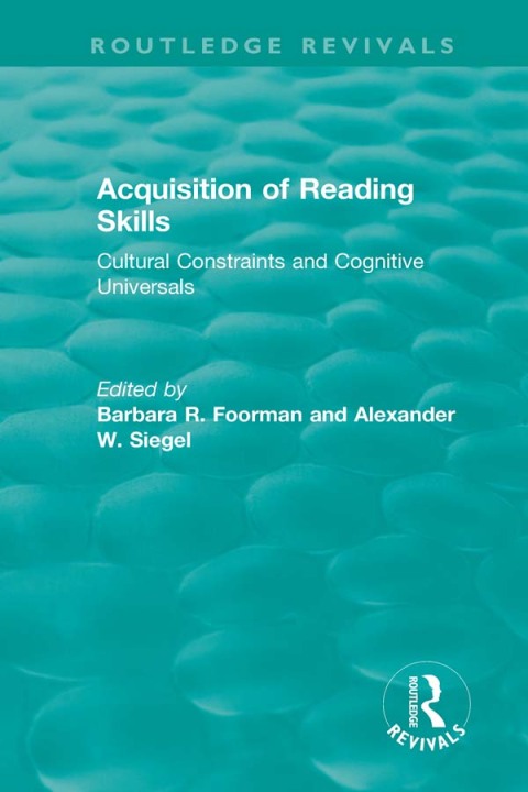 Cover image for book Acquisition of Reading Skills (1986)