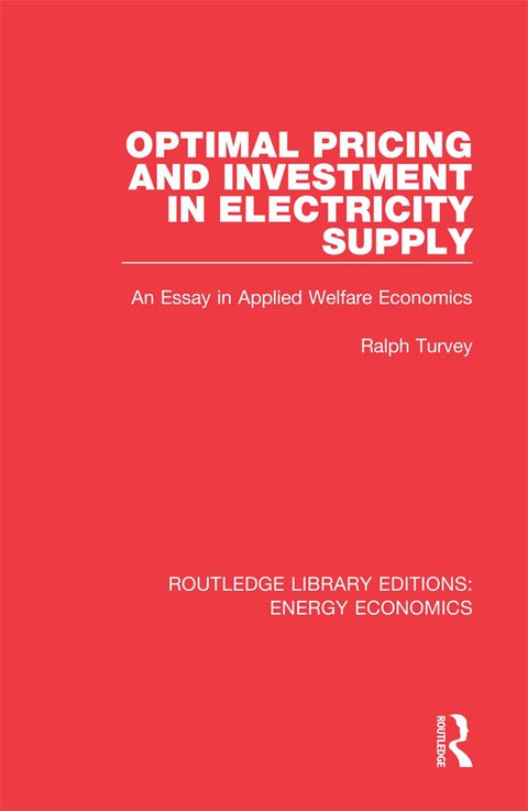 Cover image for book Optimal Pricing and Investment in Electricity Supply
