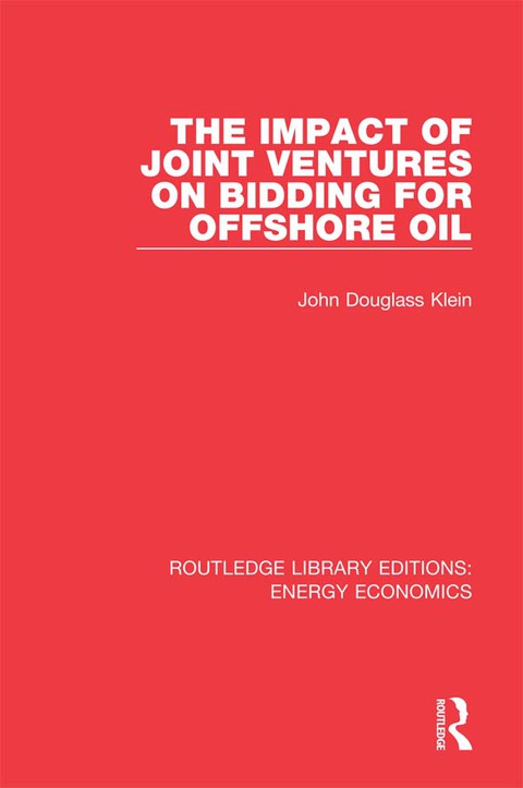 Cover image for book The Impact of Joint Ventures on Bidding for Offshore Oil