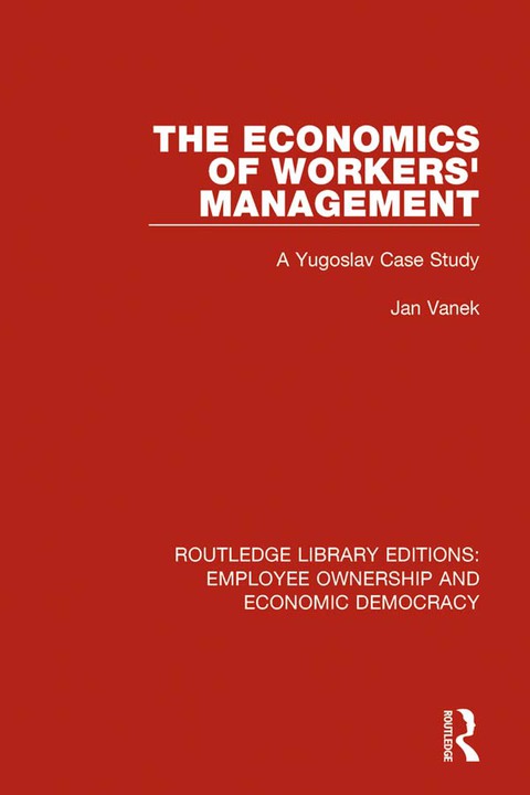 Cover image for book The Economics of Workers' Management