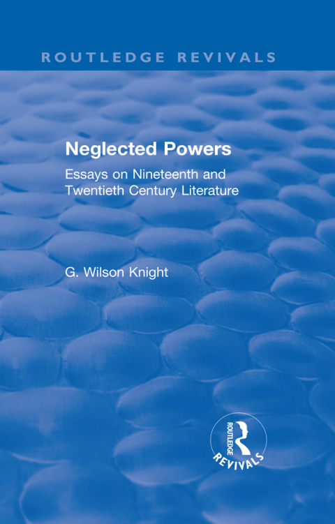 Cover image for book Routledge Revivals: Neglected Powers (1971)