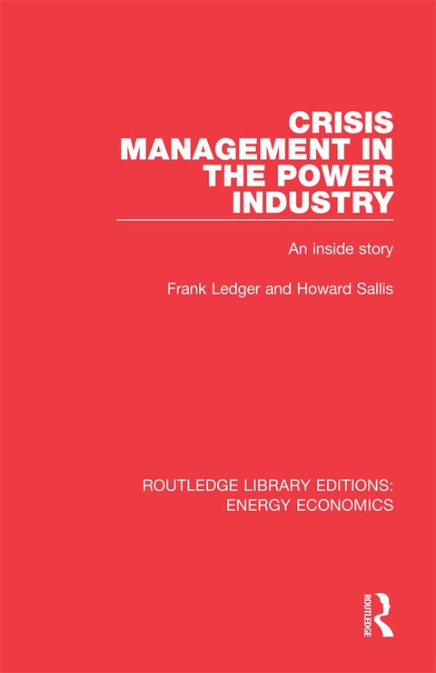 Cover image for book Crisis Management in the Power Industry