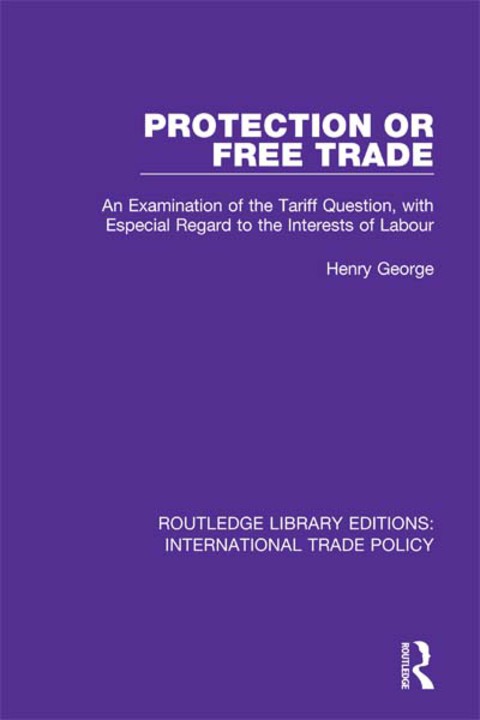 Cover image for book Protection or Free Trade