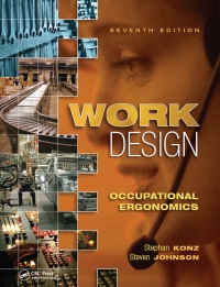 Cover image: Work Design: Occupational Ergonomics 7th edition 9781138434684