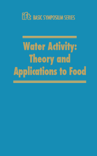 Cover image: Water Activity 1st edition 9780367451493