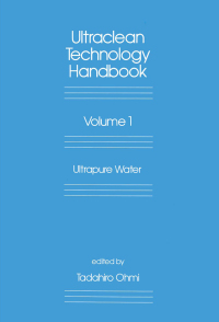 Omslagafbeelding: Ultra-Clean Technology Handbook 1st edition 9780367402341