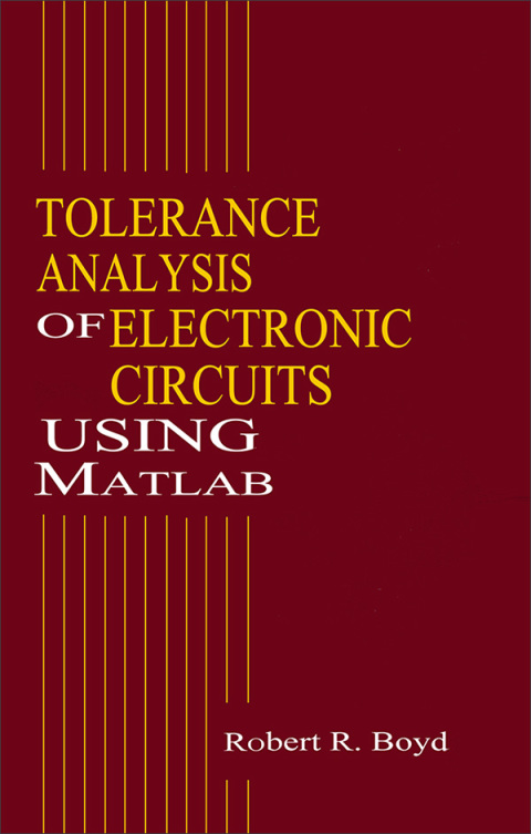 Cover image for book Tolerance Analysis of Electronic Circuits Using MATLAB