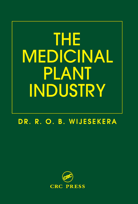 Cover image for book The Medicinal Plant Industry