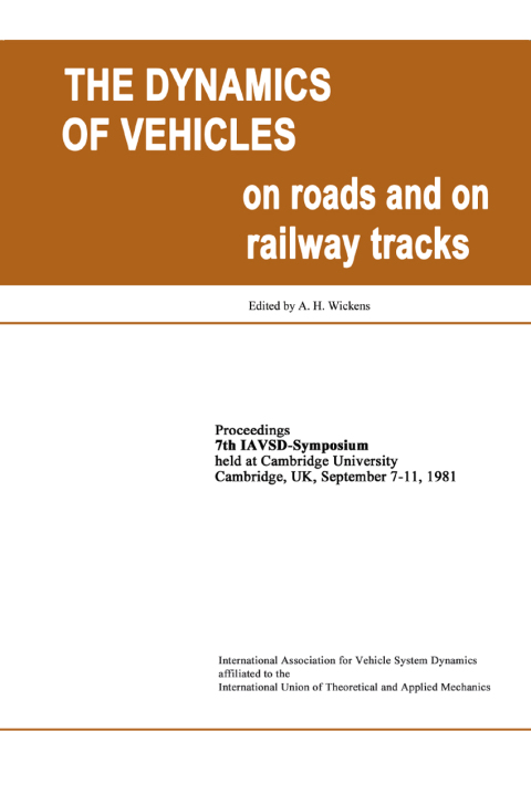Cover image for book The Dynamics of Vehicles on Roads