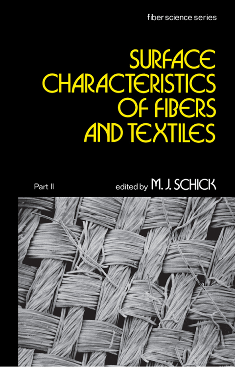 Cover image for book Surface Characteristics of Fibers and Textiles