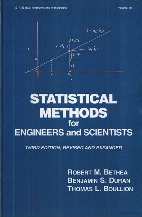 Cover image for book Statistical Methods for Engineers and Scientists