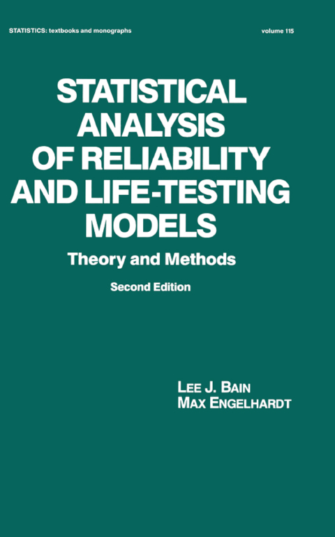 Cover image for book Statistical Analysis of Reliability and Life-Testing Models