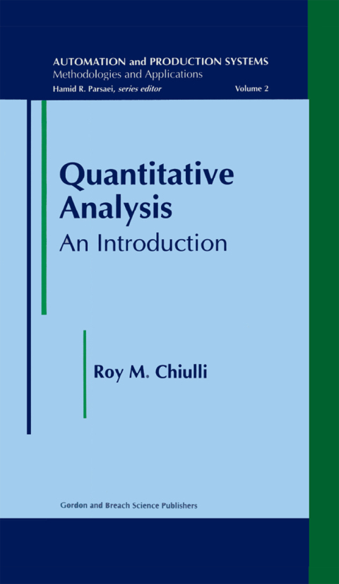 Cover image for book Quantitative Analysis