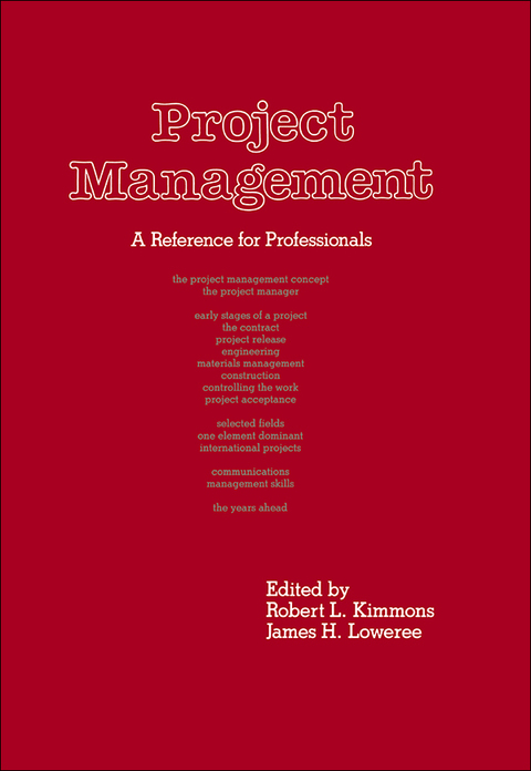 Cover image for book Project Management