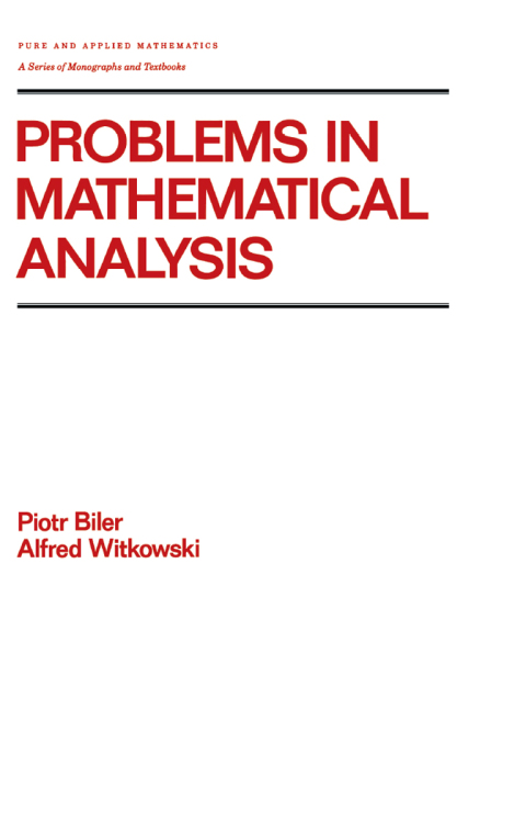 Cover image for book Problems in Mathematical Analysis