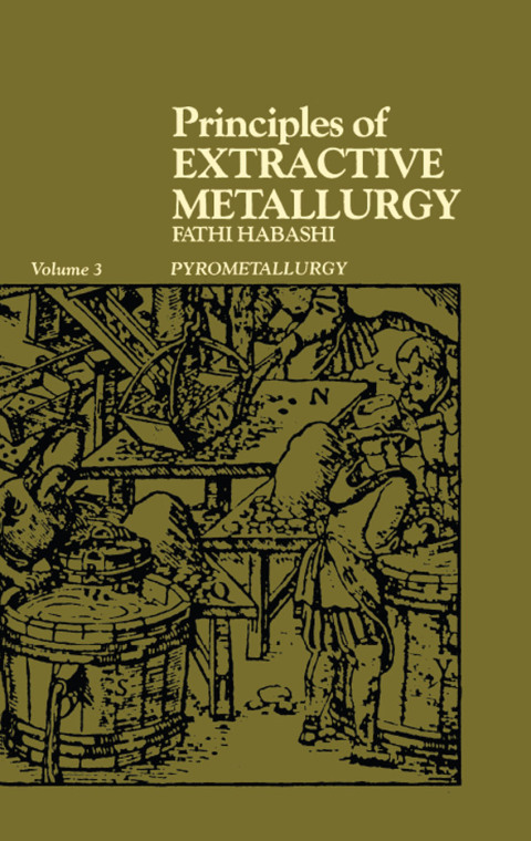 Cover image for book Principles of Extractive Metallurgy