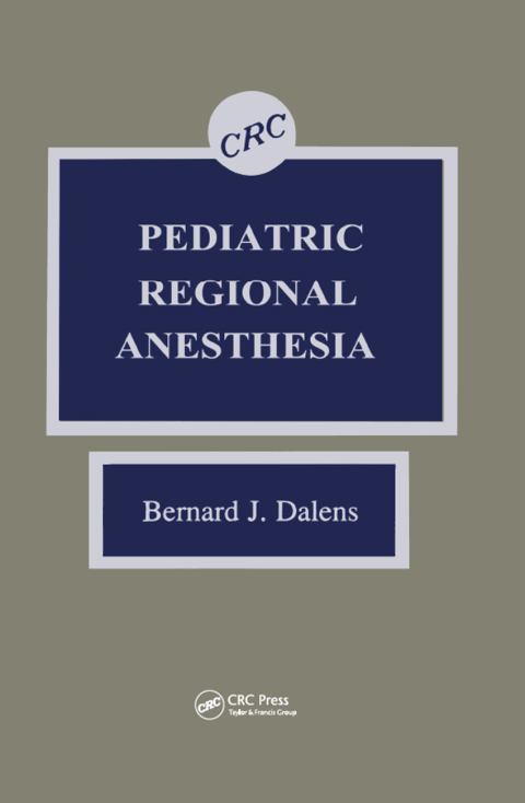 Cover image for book Pediatric Regional Anesthesia
