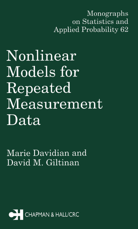 Cover image for book Nonlinear Models for Repeated Measurement Data
