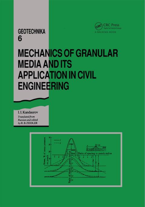 Cover image for book Mechanics of Granular Media and Its Application in Civil Enginenering