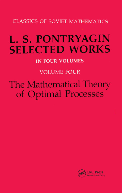 Cover image for book Mathematical Theory of Optimal Processes
