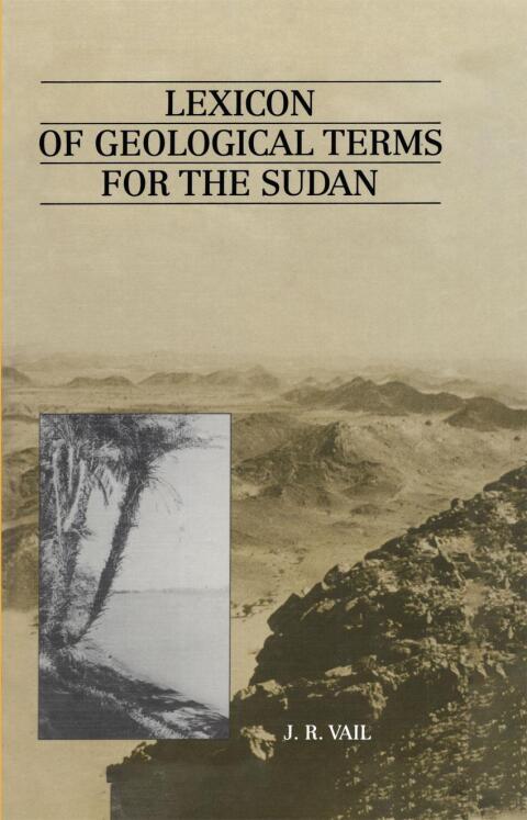 Cover image for book Lexicon of Geological Terms for the Sudan