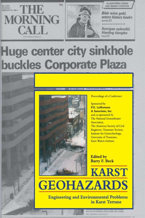 Cover image for book Karst Geohazards