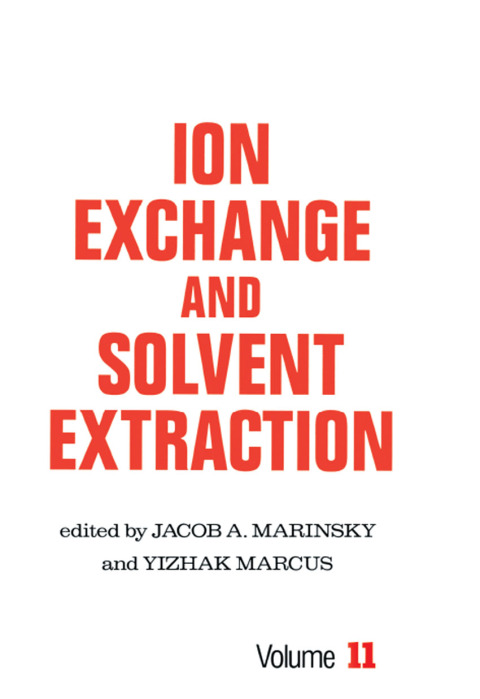 Cover image for book Ion Exchange and Solvent Extraction
