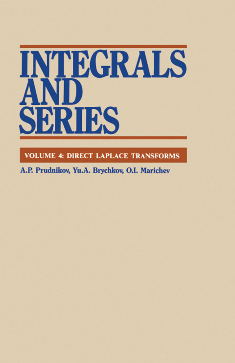 Cover image for book Integrals and Series