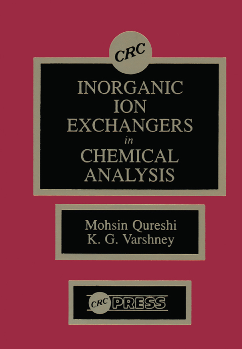 Cover image for book Inorganic Ion Exchangers in Chemical Analysis