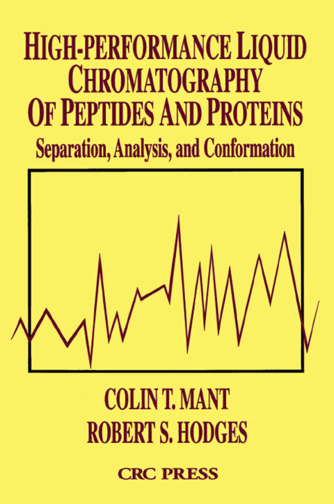 Cover image for book High-Performance Liquid Chromatography of Peptides and Proteins
