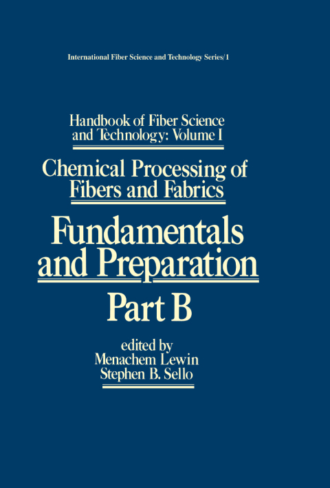 Cover image for book Handbook of Fiber Science and Technology: Volume 1