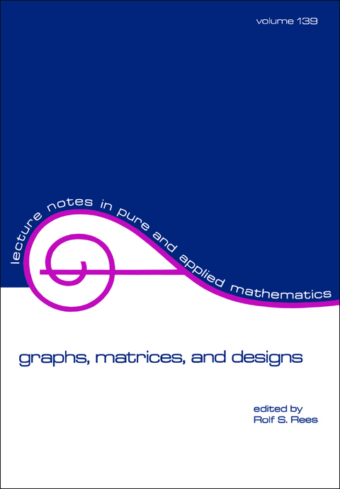 Cover image for book Graphs, Matrices, and Designs