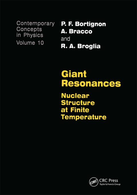 Cover image for book Giant Resonances