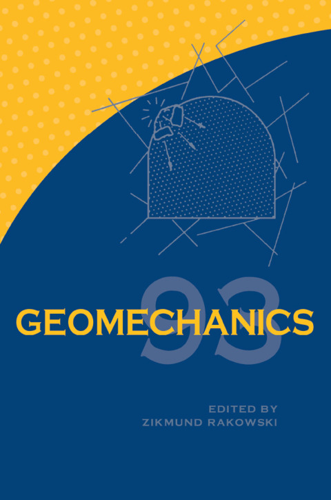 Cover image for book Geomechanics 93 - Strata Mechanics/ Numerical Methods/Water Jet Cutting