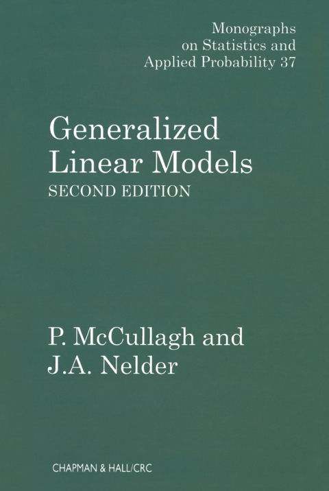 Cover image for book Generalized Linear Models