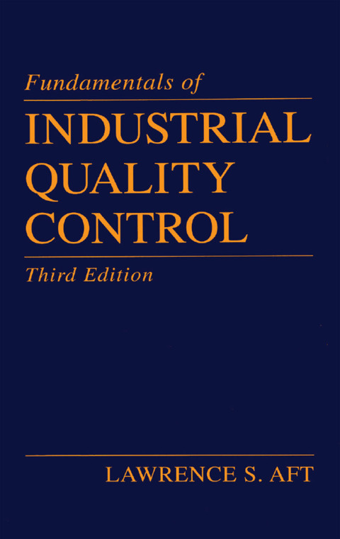 Fundamentals Of Industrial Qual.Control