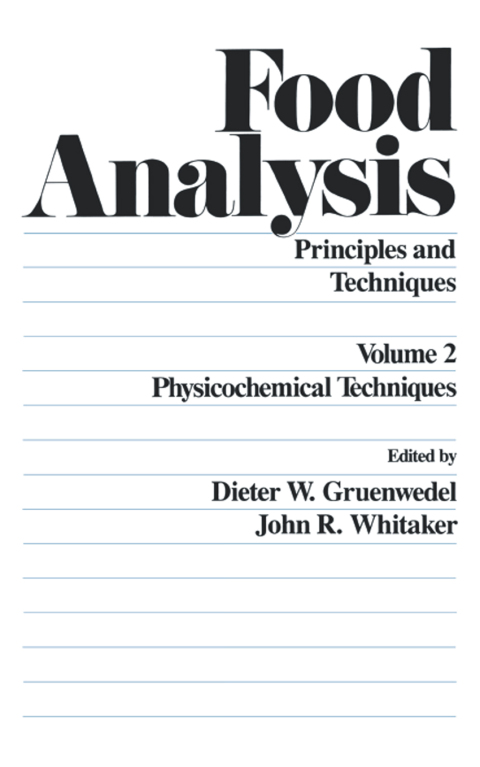 Cover image for book Food Analysis