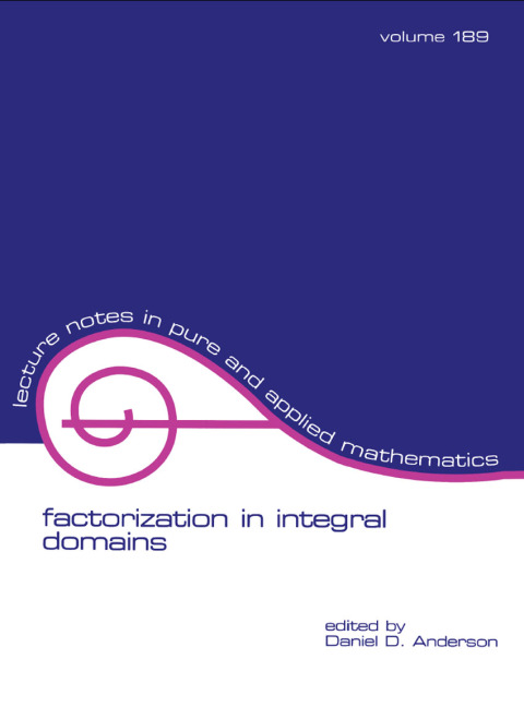 Cover image for book Factorization in Integral Domains