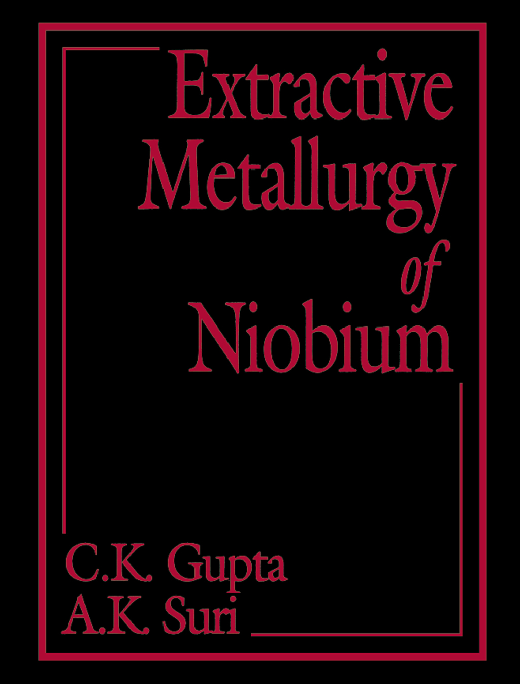 Extractive Metallurgy of Niobium - 1st Edition (eBook Rental)