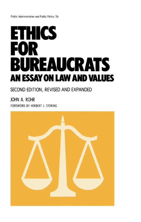 Cover image for book Ethics for Bureaucrats