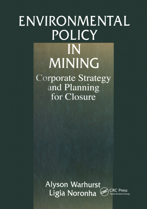 Cover image for book Environmental Policy in Mining